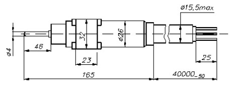 Габаритные размеры ТСП-6099 (исполнение 2)