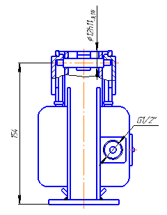 Рис.1. Схематическое изображение конструкции электромагнитов ЭМ 44-37