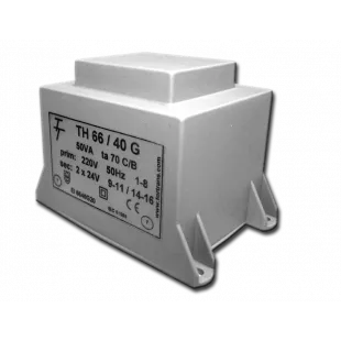 Малогабаритный трансформатор для печатных плат ТН 66/40 G фото 1