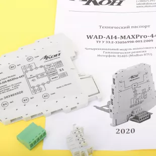 Модуль аналогового ввода WAD-AI4-MAXPro фото 1